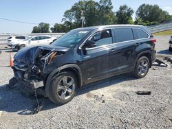 Toyota Highlander Hybrid Limited Vehiculos salvage en venta: 2019 Toyota Highlander Hybrid Limited