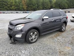 Chevrolet salvage cars for sale: 2016 Chevrolet Equinox LTZ