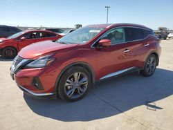 Salvage cars for sale at Wilmer, TX auction: 2020 Nissan Murano Platinum