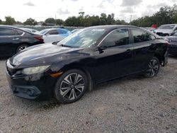 Salvage cars for sale at Riverview, FL auction: 2016 Honda Civic EX