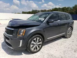 Salvage cars for sale at New Braunfels, TX auction: 2022 KIA Telluride EX