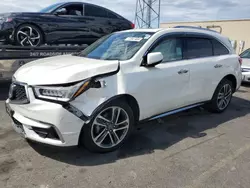 Salvage cars for sale at Hayward, CA auction: 2017 Acura MDX Advance