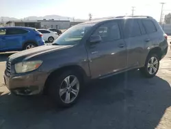 Toyota salvage cars for sale: 2008 Toyota Highlander Sport