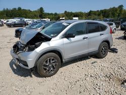 Salvage cars for sale at Candia, NH auction: 2016 Honda CR-V SE