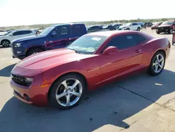 Salvage cars for sale at Grand Prairie, TX auction: 2013 Chevrolet Camaro LT