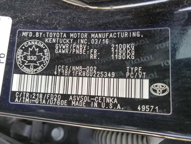 2016 Toyota Camry LE