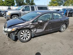 Salvage cars for sale at Moraine, OH auction: 2010 Honda Civic EX