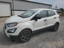 Salvage cars for sale at Leroy, NY auction: 2018 Ford Ecosport S