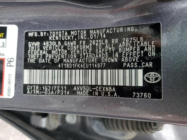 2014 Toyota Camry Hybrid