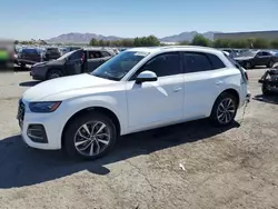 Salvage cars for sale at Las Vegas, NV auction: 2021 Audi Q5 Premium Plus