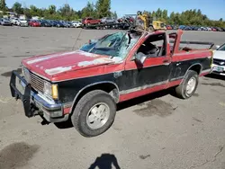 Salvage cars for sale at Woodburn, OR auction: 1990 Chevrolet S Truck S10