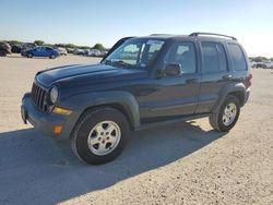 Salvage cars for sale at San Antonio, TX auction: 2006 Jeep Liberty Sport