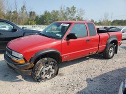 Chevrolet salvage cars for sale: 2001 Chevrolet S Truck S10