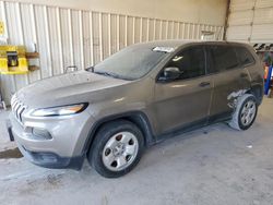 Vehiculos salvage en venta de Copart Abilene, TX: 2016 Jeep Cherokee Sport