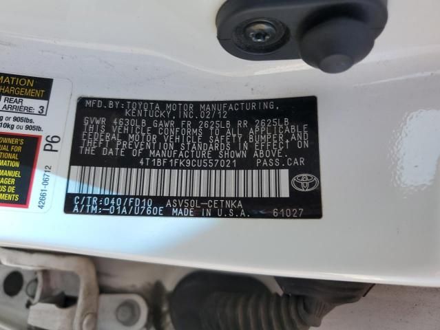 2012 Toyota Camry Base