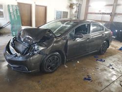 Salvage cars for sale at Pekin, IL auction: 2014 Honda Civic LX