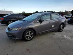 Honda salvage cars for sale: 2015 Honda Civic SE