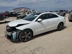 Salvage cars for sale from Copart Amarillo, TX: 2020 Mercedes-Benz CLA 250