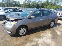 Salvage cars for sale at Harleyville, SC auction: 2016 Nissan Versa S