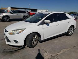 Salvage cars for sale at Grand Prairie, TX auction: 2014 Ford Focus SE