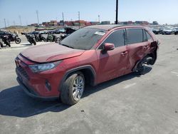 Salvage cars for sale from Copart Wilmington, CA: 2021 Toyota Rav4 XLE Premium