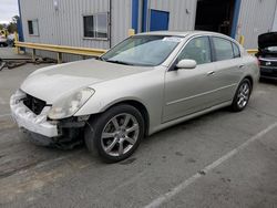 Infiniti salvage cars for sale: 2005 Infiniti G35