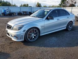 Flood-damaged cars for sale at auction: 2009 Mercedes-Benz C 63 AMG