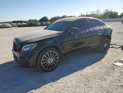 Salvage cars for sale at San Antonio, TX auction: 2018 Mercedes-Benz GLC Coupe 300 4matic