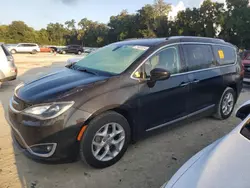 Salvage cars for sale at Ocala, FL auction: 2018 Chrysler Pacifica Touring L