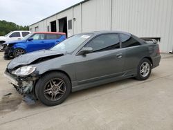 Honda Civic salvage cars for sale: 2005 Honda Civic EX