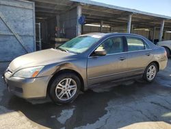 Honda salvage cars for sale: 2007 Honda Accord EX