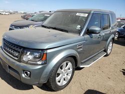 Salvage cars for sale at Brighton, CO auction: 2015 Land Rover LR4 HSE