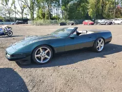 Salvage cars for sale at New Britain, CT auction: 1994 Chevrolet Corvette