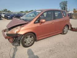 Salvage cars for sale at Kansas City, KS auction: 2008 Honda FIT Sport