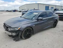 Honda Accord Sport salvage cars for sale: 2018 Honda Accord Sport