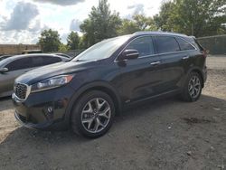 KIA salvage cars for sale: 2019 KIA Sorento EX