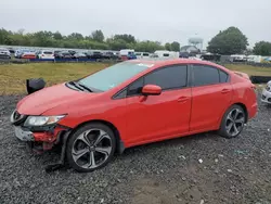 Salvage cars for sale at Hillsborough, NJ auction: 2015 Honda Civic SI