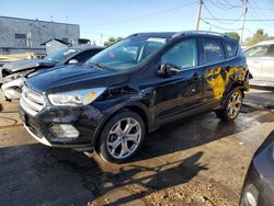 Salvage cars for sale at Chicago Heights, IL auction: 2018 Ford Escape Titanium