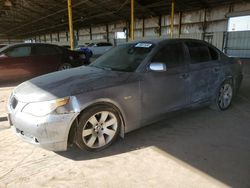 Salvage cars for sale at Phoenix, AZ auction: 2007 BMW 530 I