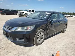 Salvage cars for sale at Houston, TX auction: 2015 Honda Accord LX