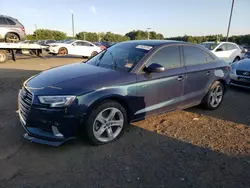 Salvage cars for sale at East Granby, CT auction: 2018 Audi A3 Premium