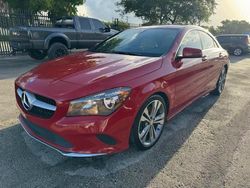 Mercedes-Benz salvage cars for sale: 2018 Mercedes-Benz CLA 250