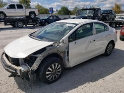 Salvage cars for sale at Walton, KY auction: 2012 Honda Civic LX