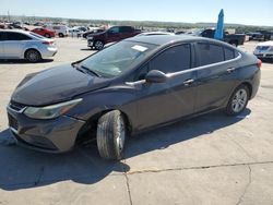 Salvage cars for sale at Grand Prairie, TX auction: 2017 Chevrolet Cruze LT