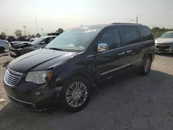 Salvage cars for sale at Indianapolis, IN auction: 2013 Chrysler Town & Country Touring L