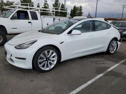 Tesla salvage cars for sale: 2018 Tesla Model 3