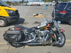 Salvage motorcycles for sale at Pennsburg, PA auction: 2003 Harley-Davidson Flstci