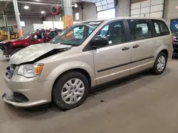 Salvage cars for sale at Blaine, MN auction: 2016 Dodge Grand Caravan SE