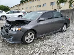 Salvage cars for sale at Opa Locka, FL auction: 2013 Toyota Corolla Base