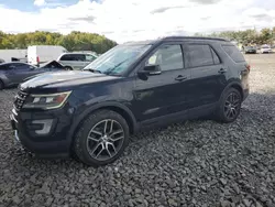 Salvage cars for sale at Windsor, NJ auction: 2016 Ford Explorer Sport